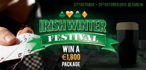 O irish winter festival de poker de dublin